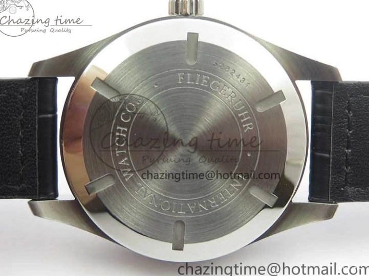 MIROTIME 0504 Affordable Mark XVII IW326501 FKF 1:1 Best Edition Black Dial on Black Leather Strap 7131